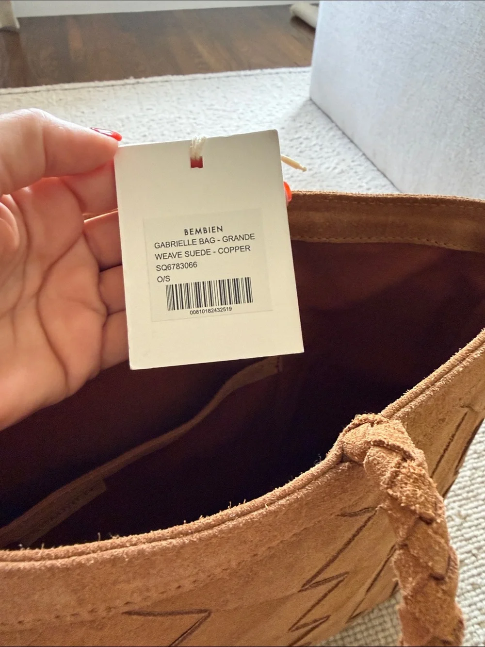 Bembien Gabrielle Grande Weave Tote - Neutral Tan